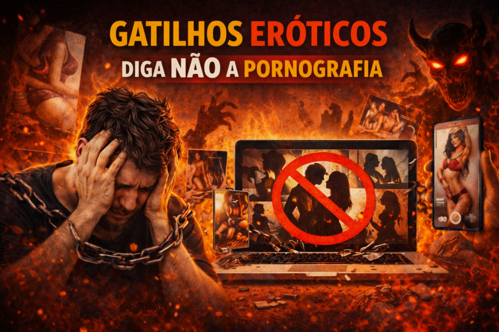 Pornografia destrói a pureza da mente e aprisiona a alma em desejos vazios — diga não a esse vício silencioso e descubra o caminho da libertação, da paz interior e de uma vida guiada por propósito e valores verdadeiros.