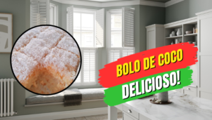 Bolo de Coco Gelado com Leite Condensado Fácil para seu Lanche!