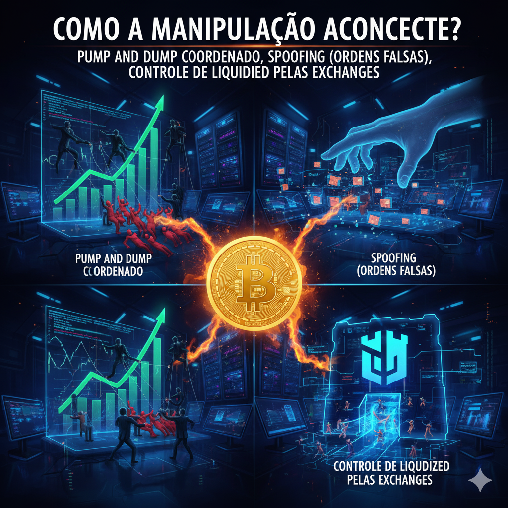 O Bitcoin é manipulado?
Essa pergunta inquietante tem ganhado força entre investidores, analistas e entusiastas do mercado cripto. Embora o Bitcoin seja vendido como uma moeda descentralizada e livre de controle institucional, os bastidores revelam uma realidade bem mais complexa. Grandes players, exchanges e até governos têm ferramentas e estratégias capazes de influenciar o preço, criar ciclos artificiais e induzir decisões em massa. Neste artigo, vamos explorar os sinais de manipulação, os mecanismos mais usados e o que isso significa para quem acredita na liberdade financeira prometida pelo Bitcoin.
Se quiser, posso seguir com o desenvolvimento completo do artigo ou adaptar essa introdução para vídeo, podcast ou redes sociais. Quer que eu continue?