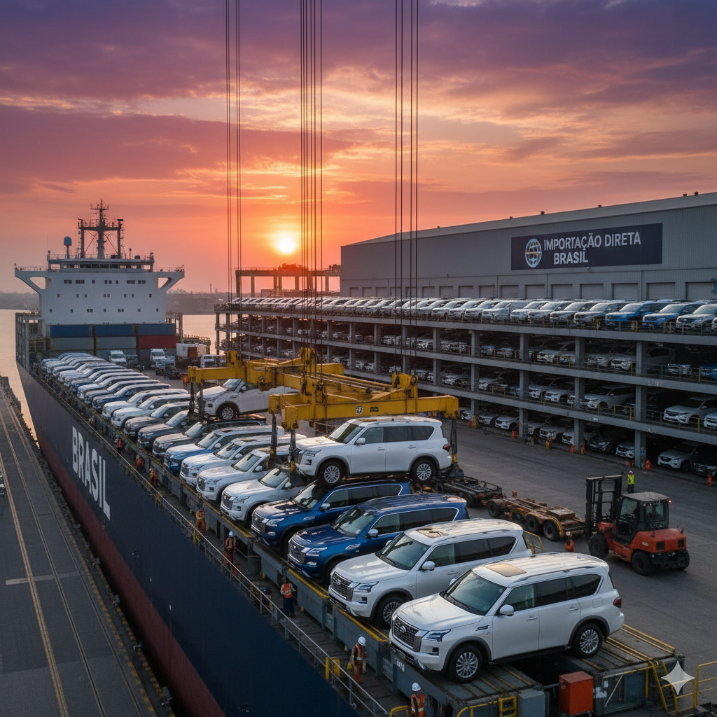 Descubra o novo Nissan Armada 2026: um SUV imponente com design renovado, motor V6 biturbo de 460 cv, versão NISMO de alto desempenho, interior luxuoso e tecnologia de ponta. Potência, conforto e inovação para quem exige o máximo.