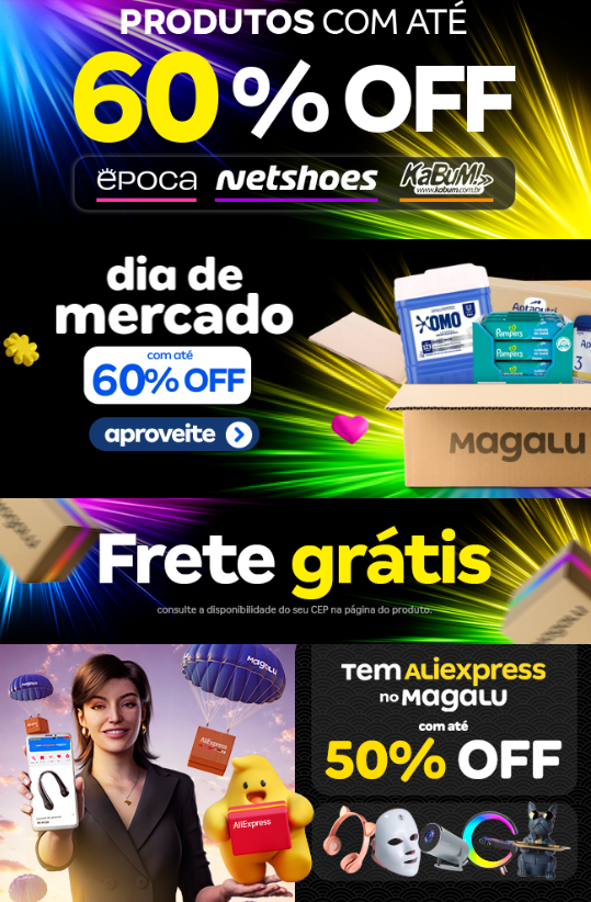 Blackfriday Magalu é um dos maiores eventos de descontos do varejo brasileiro, com ofertas que começam no fim de outubro e seguem até o último dia de novembro, culminando no grande dia oficial em 28 de novembro de 2025.


