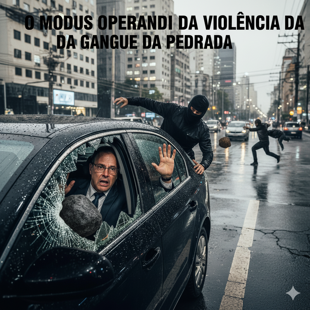 São Paulo no Limite: O Terror Urbano da Gangue da Pedrada mergulha fundo nesse fenômeno que chocou a maior metrópole do país — não apenas pelos ataques em si, mas pela sensação de vulnerabilidade que deixaram em cada esquina, em cada farol, em cada vidro estilhaçado. Este não é apenas um relato de crimes, mas um retrato inquietante de uma cidade à beira do colapso emocional, onde a violência se reinventa e desafia até mesmo os mais preparados.
Prepare-se para encarar uma São Paulo que poucos ousam mostrar: crua, imprevisível e marcada por uma brutalidade que não pede licença.
