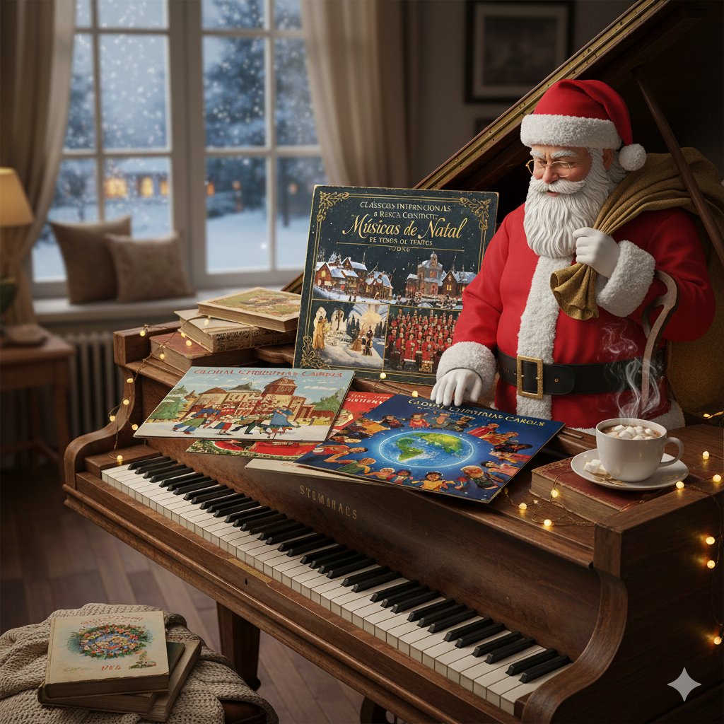 Músicas de Natal para Encantar e Animar o seu Natal! Descubra As 15 Melhores Músicas de Natal de Todos os Tempos! Preparamos a lista definitiva com os clássicos inesquecíveis e os hits mais tocados que criam a trilha sonora perfeita para a sua celebração. Encontre sua favorita e encha seu feriado de magia e encanto!