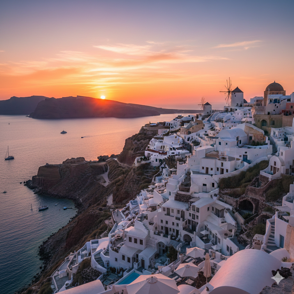 Grécia Atenas, Santorini e Mykonos são destinos inesquecíveis que combinam história milenar, ilhas paradisíacas, gastronomia única e paisagens de tirar o fôlego. Descubra por que viajar para a Grécia é o sonho de milhões de viajantes.