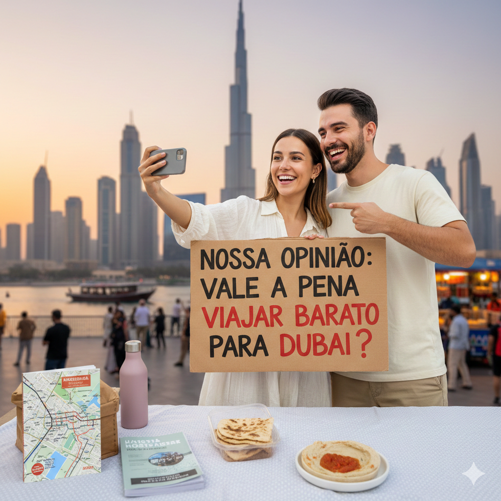 Viajar para Dubai é muito mais acessível do que muita gente imagina — e pode ser a experiência da sua vida sem estourar o orçamento. Conhecida pelo luxo e pelos arranha-céus impressionantes, a cidade também surpreende com atrações gratuitas, passeios baratos, praias públicas incríveis e uma infraestrutura que facilita economizar em transporte, alimentação e lazer. Com planejamento inteligente, é possível explorar mercados tradicionais, caminhar por regiões modernas, curtir paisagens deslumbrantes e viver o melhor de Dubai gastando pouco. Se você sonha em conhecer um destino internacional inesquecível sem abrir mão da economia, este guia vai mostrar que Dubai está mais perto da sua realidade do que você pensa.
