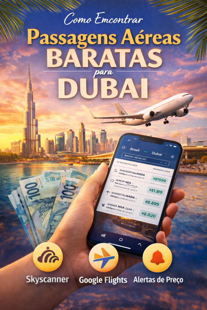 Viajar para Dubai é muito mais acessível do que muita gente imagina — e pode ser a experiência da sua vida sem estourar o orçamento. Conhecida pelo luxo e pelos arranha-céus impressionantes, a cidade também surpreende com atrações gratuitas, passeios baratos, praias públicas incríveis e uma infraestrutura que facilita economizar em transporte, alimentação e lazer. Com planejamento inteligente, é possível explorar mercados tradicionais, caminhar por regiões modernas, curtir paisagens deslumbrantes e viver o melhor de Dubai gastando pouco. Se você sonha em conhecer um destino internacional inesquecível sem abrir mão da economia, este guia vai mostrar que Dubai está mais perto da sua realidade do que você pensa.