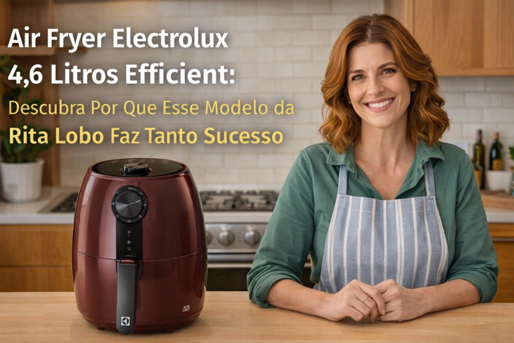 Air Fryer Electrolux 4,6 Litros Efficient é a escolha perfeita para quem quer preparar receitas crocantes e deliciosas com muito menos óleo. Com grande capacidade, tecnologia eficiente e design moderno, ela facilita o dia a dia na cozinha e garante praticidade para toda a família. Descubra por que esse modelo se tornou um dos favoritos! 🔥🍟