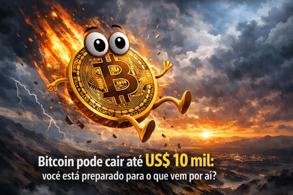 Bitcoin pode cair até US$ 10 mil, segundo a Bloomberg Intelligence. Entenda o que está acontecendo no mercado cripto e saiba como proteger seus investimentos agora.