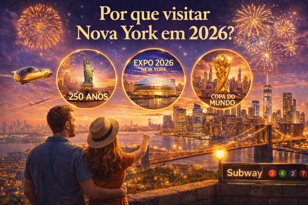 Viajar para Nova York é dar o primeiro passo rumo a uma experiência inesquecível, repleta de cultura, energia e oportunidades únicas — transforme seu sonho em realidade e descubra tudo o que a cidade mais vibrante do mundo tem a oferecer.