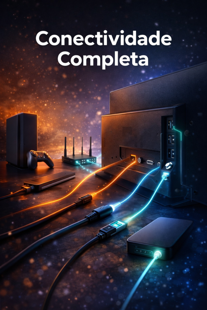 Smart TV 55" TCL 4K transforma sua sala em um verdadeiro cinema, com imagens impressionantes, cores vibrantes e tecnologia que conecta você a tudo o que ama em segundos. 🎬✨ Com resolução 4K Ultra HD, cada detalhe ganha vida com nitidez surpreendente e contraste envolvente, proporcionando uma experiência visual imersiva para filmes, séries, esportes e games.
Equipada com sistema inteligente, navegação rápida e acesso facilitado aos principais aplicativos de streaming, ela oferece praticidade no dia a dia e entretenimento sem limites. O design moderno e elegante valoriza qualquer ambiente, enquanto o áudio potente completa a experiência para você sentir cada cena como se estivesse lá.
É mais do que assistir TV — é viver cada momento com intensidade, conforto e tecnologia de ponta.