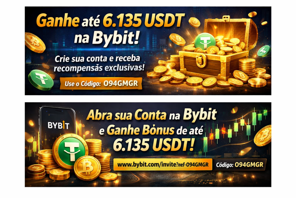 Abra sua Conta na Bybit e comece a negociar criptomoedas em uma das plataformas mais avançadas do mundo. Garanta bônus exclusivos, taxas competitivas e ferramentas profissionais para potencializar seus resultados no mercado cripto. 🚀💰
