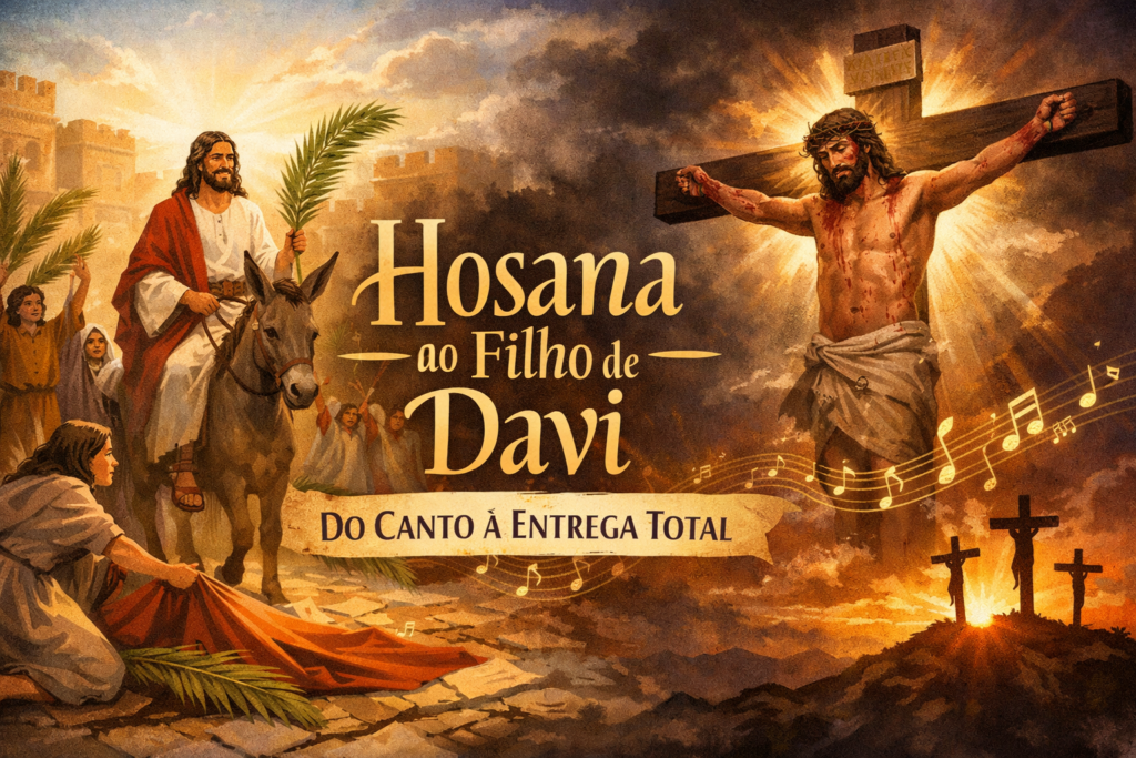 Hosana ao Filho de Davi: do canto à entrega total — descubra como transformar louvor em vida, vivendo com humildade, fé e fidelidade a cada passo, respondendo ao chamado de Cristo com o coração e atitudes.