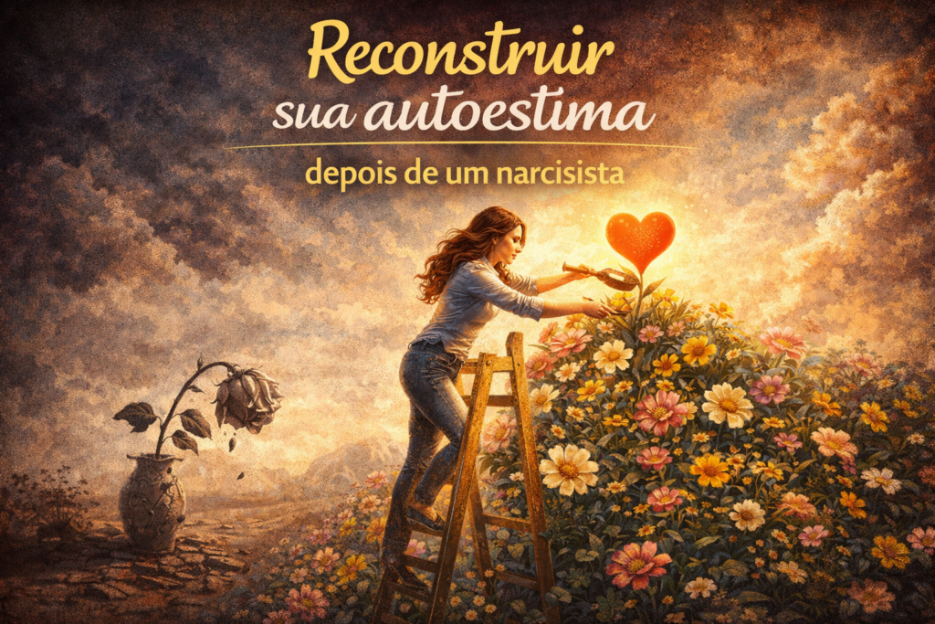 Depois do Narcisista: Como Reconstruir Sua Autoestima do Zero e retomar o controle da sua vida com confiança, clareza emocional e força interior — descubra os passos essenciais para se libertar das marcas do passado e se tornar uma versão mais forte, segura e valorizada de si mesma.