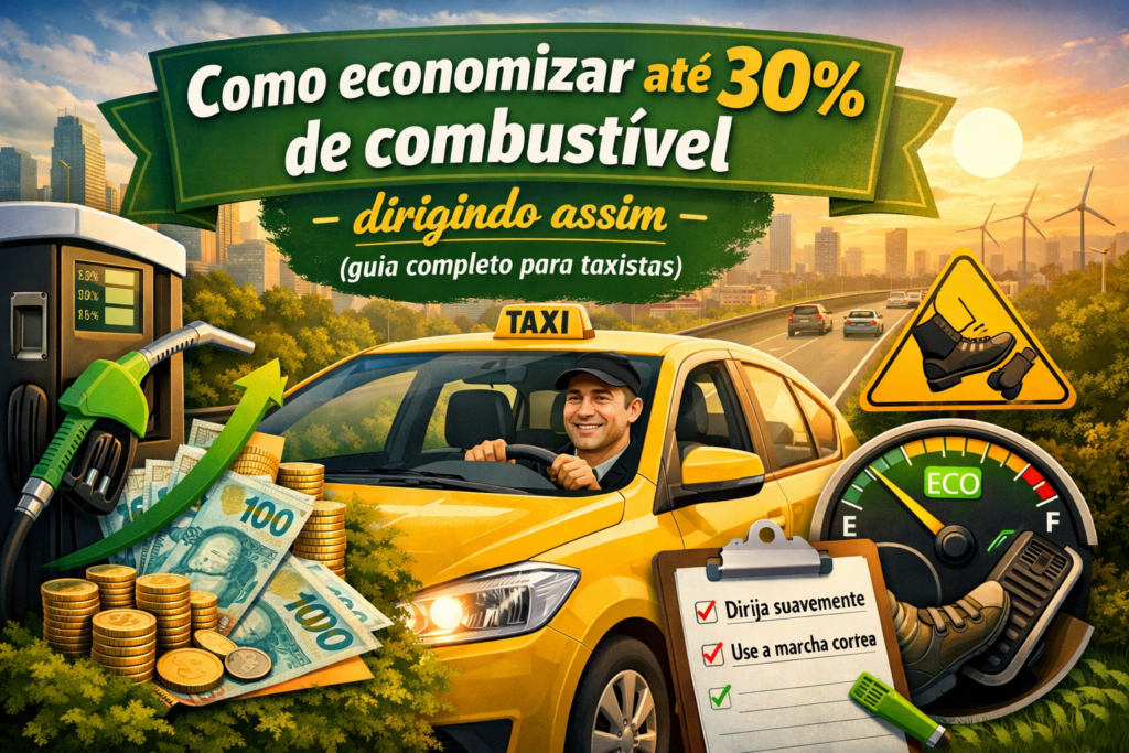 Como economizar até 30% de combustível com técnicas práticas de direção inteligente, manutenção e planejamento de rotas — um guia completo para taxistas aumentarem seus lucros no dia a dia.
