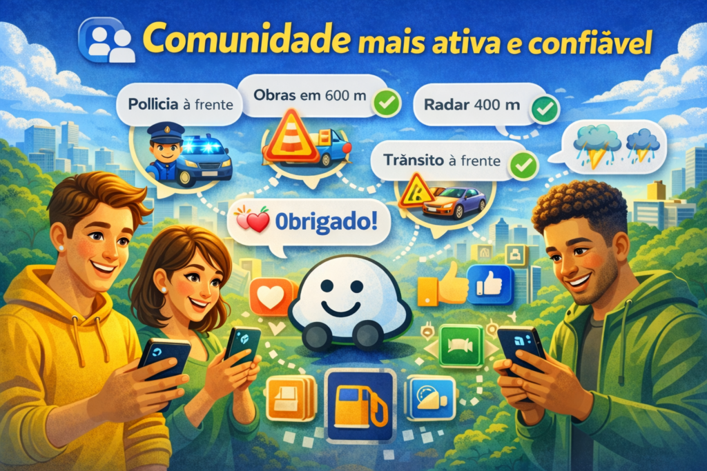 Novo Waze chegou para revolucionar sua forma de dirigir: descubra rotas mais inteligentes, alertas em tempo real e uma navegação que economiza tempo, combustível e evita o trânsito como nunca antes.
