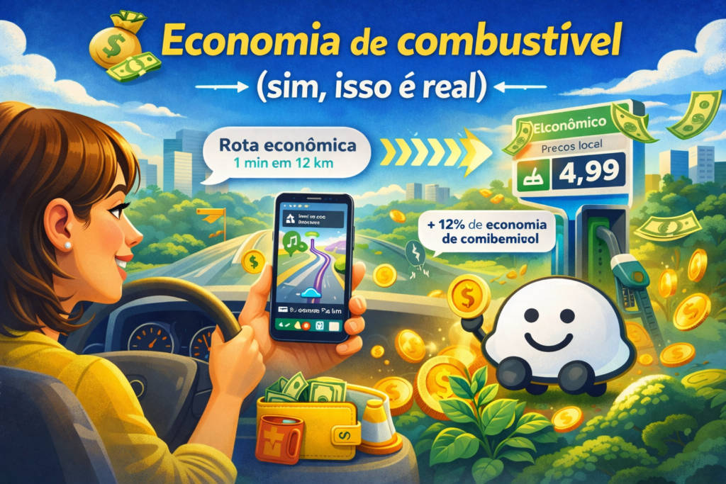 Novo Waze chegou para revolucionar sua forma de dirigir: descubra rotas mais inteligentes, alertas em tempo real e uma navegação que economiza tempo, combustível e evita o trânsito como nunca antes.
