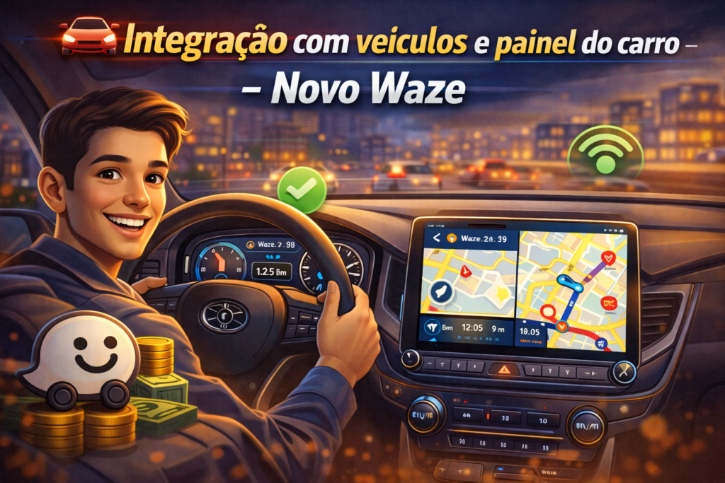 Novo Waze chegou para revolucionar sua forma de dirigir: descubra rotas mais inteligentes, alertas em tempo real e uma navegação que economiza tempo, combustível e evita o trânsito como nunca antes.
