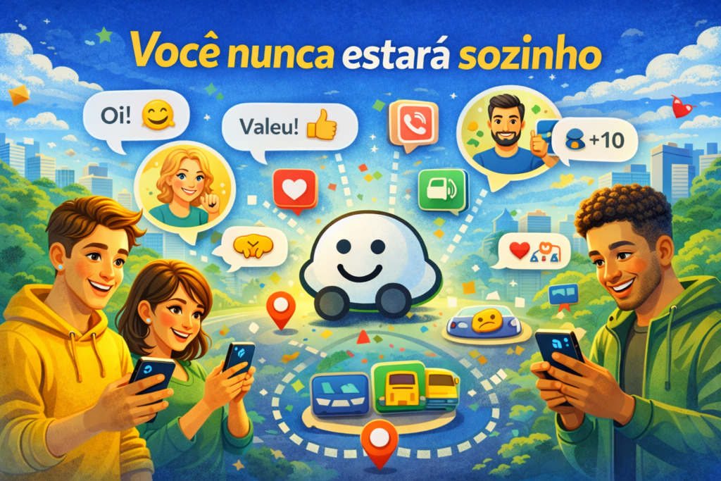 Novo Waze chegou para revolucionar sua forma de dirigir: descubra rotas mais inteligentes, alertas em tempo real e uma navegação que economiza tempo, combustível e evita o trânsito como nunca antes.
