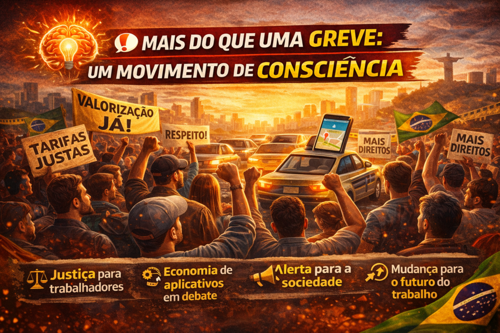Motoristas de Aplicativos Vão Parar: O Brasil em Alerta Dia 14/04 — entenda os motivos da paralisação, os impactos na mobilidade urbana e o que pode mudar para passageiros, motoristas e o futuro dos aplicativos no país.
