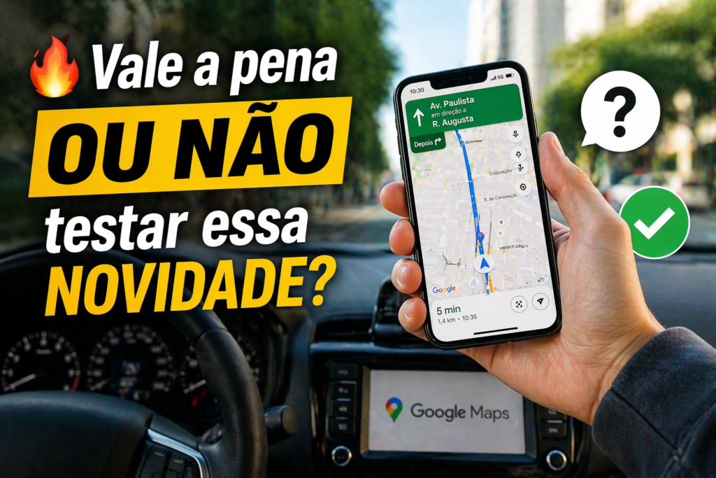 Gemini vira seu Guia no Google Maps e transforma sua navegação com inteligência artificial, rotas mais inteligentes, sugestões personalizadas e uma experiência de direção muito mais prática e eficiente.