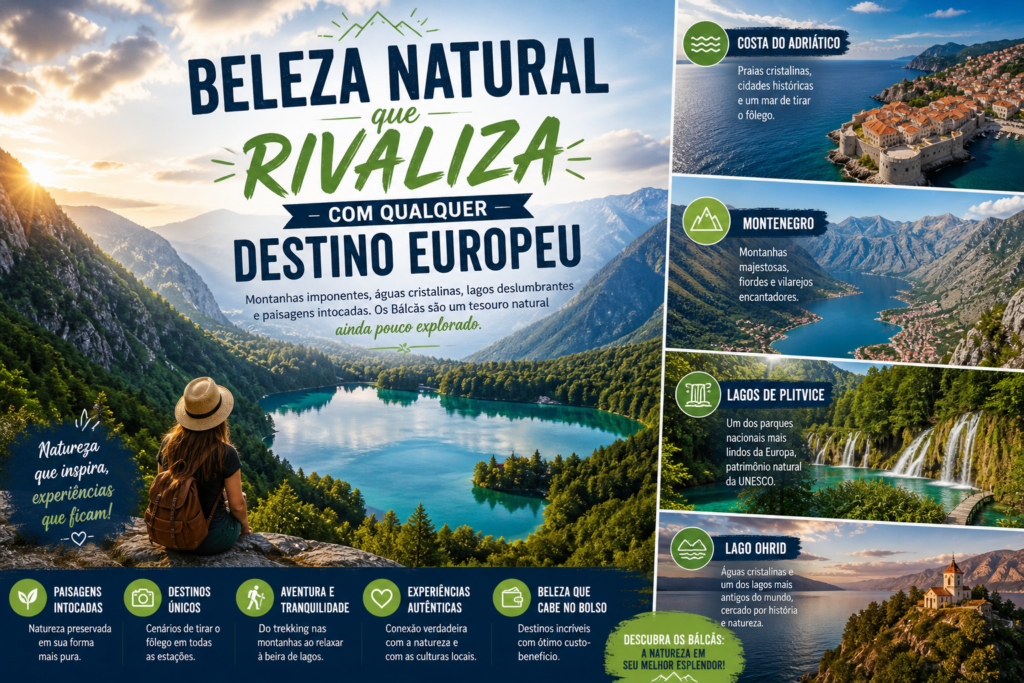 Região dos Bálcãs: descubra um destino surpreendente onde cultura rica, paisagens deslumbrantes e preços acessíveis se unem para oferecer experiências inesquecíveis antes que o mundo inteiro descubra esse segredo.
