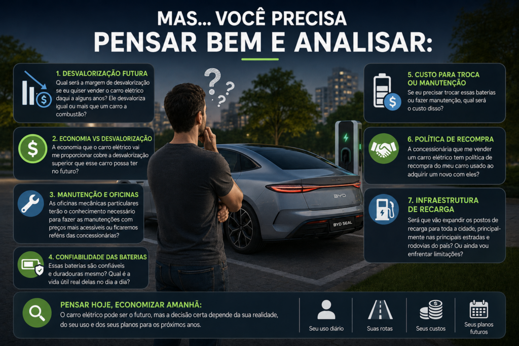 Carro a combustão, híbrido ou elétrico: qual vale mais a pena no Brasil em 2026? Descubra as vantagens, custos, economia, manutenção e desempenho de cada opção antes de escolher seu próximo veículo. Veja qual tecnologia realmente compensa para o bolso e para o dia a dia do brasileiro.
