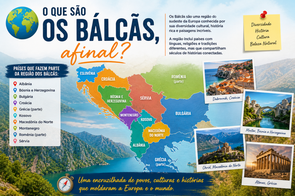 Região dos Bálcãs: descubra um destino surpreendente onde cultura rica, paisagens deslumbrantes e preços acessíveis se unem para oferecer experiências inesquecíveis antes que o mundo inteiro descubra esse segredo.
