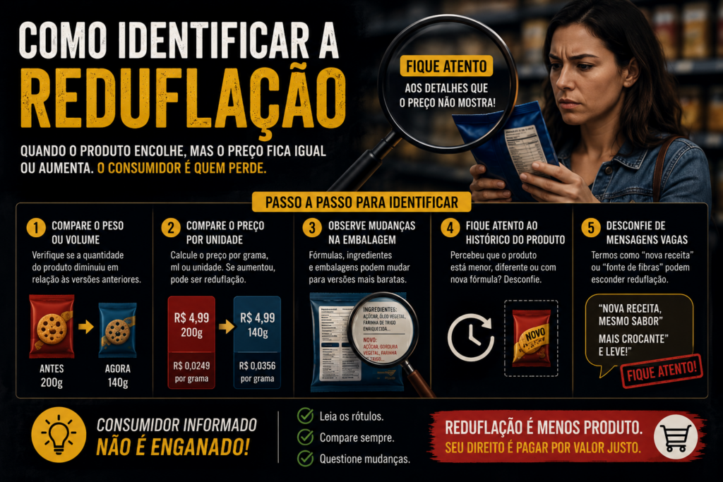Reduflação: o aumento invisível que pesa no bolso dos brasileiros e consumidores no mundo todo. Descubra como produtos estão menores, mais caros e afetando seu poder de compra sem você perceber.
