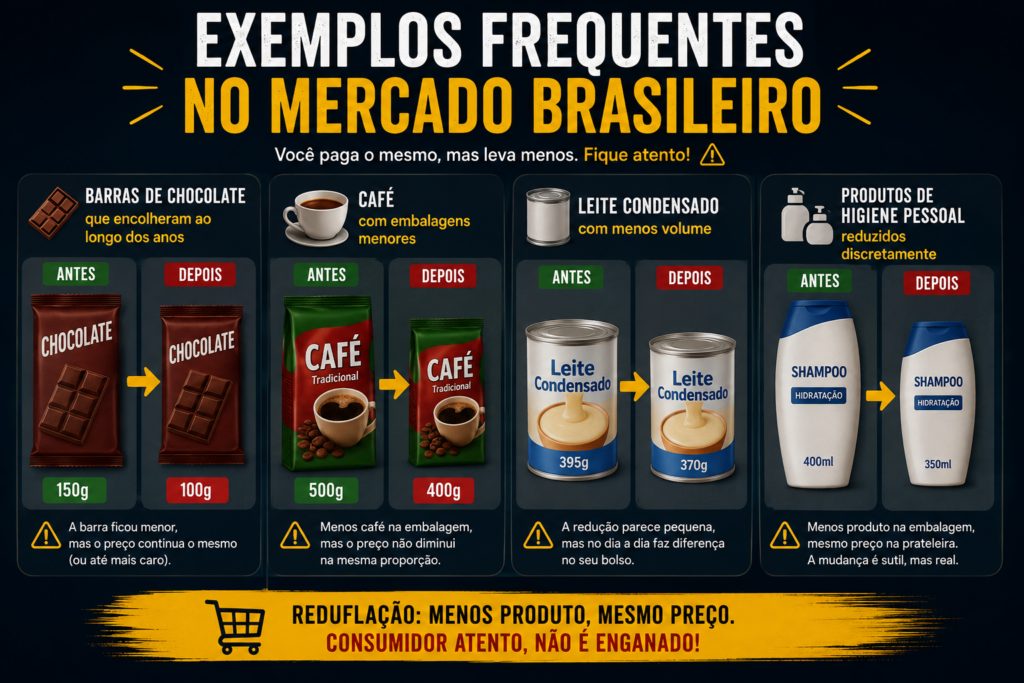 Reduflação: o aumento invisível que pesa no bolso dos brasileiros e consumidores no mundo todo. Descubra como produtos estão menores, mais caros e afetando seu poder de compra sem você perceber.
