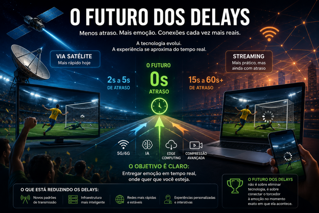 Copa do Mundo dos Delays: descubra o motivo surpreendente que faz a TV aberta vencer o streaming pela internet em velocidade de transmissão. Entenda por que os gols chegam primeiro na televisão e evite spoilers durante os jogos mais emocionantes da Copa do Mundo.