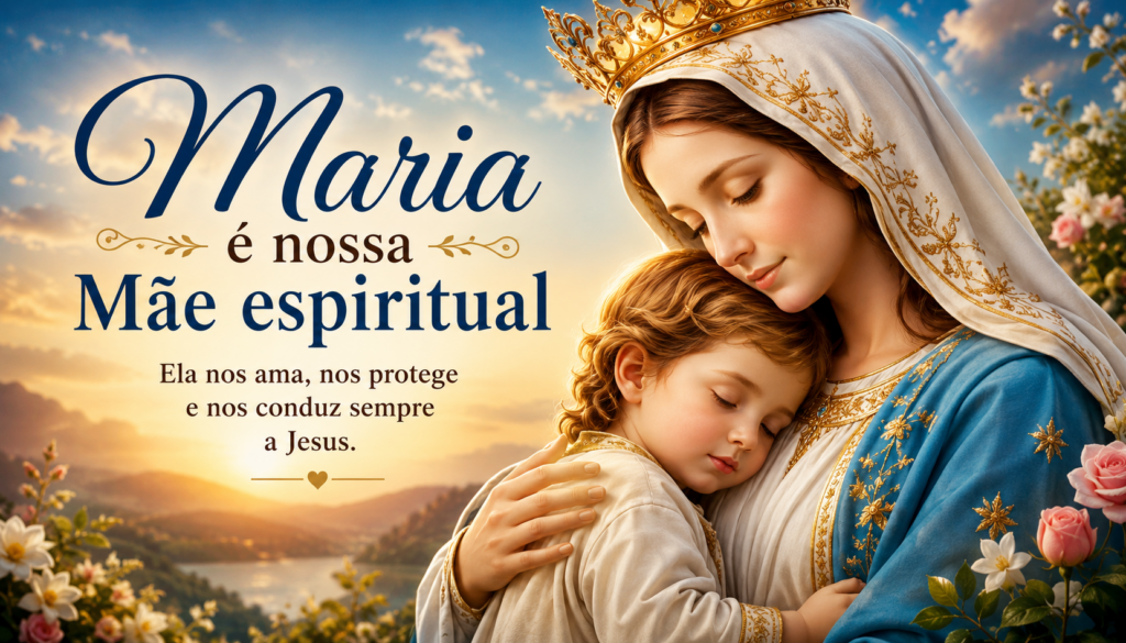 Por que os Católicos Veneram Maria? Descubra o ensinamento bíblico, a diferença entre adoração e veneração e como a Virgem Maria conduz todos os fiéis a Jesus Cristo.
