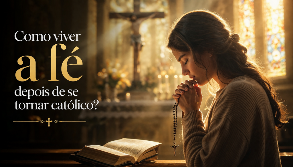Como se tornar católico? Descubra o passo a passo para entrar na Igreja Católica, receber os sacramentos, conhecer a catequese e iniciar uma nova vida com Jesus Cristo. Guia completo, atualizado e inspirador.