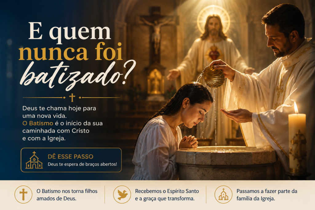 Como se tornar católico? Descubra o passo a passo para entrar na Igreja Católica, receber os sacramentos, conhecer a catequese e iniciar uma nova vida com Jesus Cristo. Guia completo, atualizado e inspirador.