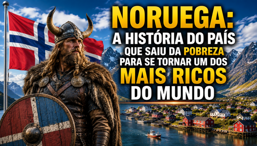 Noruega: A grande virada de chave que transformou um país marcado pela pesca e pela indústria em uma das economias mais prósperas do mundo. Descubra como a descoberta do petróleo no Mar do Norte revolucionou o desenvolvimento, fortaleceu o Estado de bem-estar social e fez da Noruega um exemplo global de gestão de riqueza e qualidade de vida.
