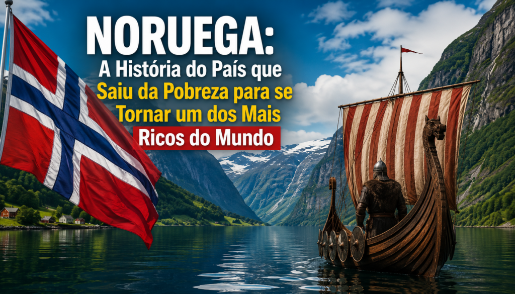 Noruega: A grande virada de chave que transformou um país marcado pela pesca e pela indústria em uma das economias mais prósperas do mundo. Descubra como a descoberta do petróleo no Mar do Norte revolucionou o desenvolvimento, fortaleceu o Estado de bem-estar social e fez da Noruega um exemplo global de gestão de riqueza e qualidade de vida.
