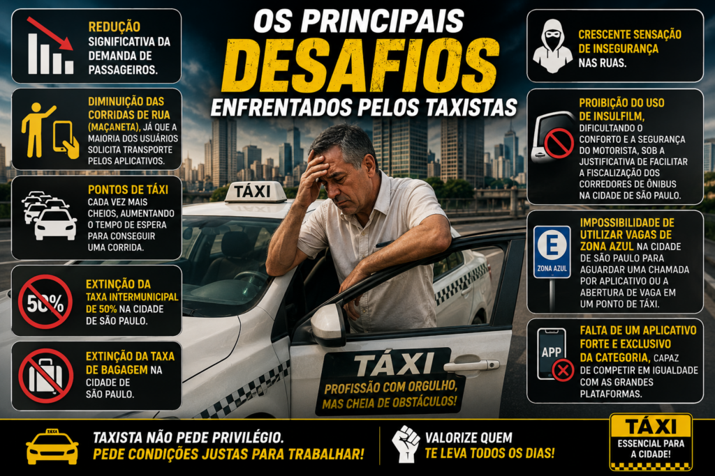 O Táxi precisa se reinventar para continuar sendo uma referência em mobilidade urbana. Durante décadas, foi sinônimo de segurança, confiança e profissionalismo, mas o mercado mudou, a tecnologia avançou e os passageiros passaram a exigir mais praticidade, conectividade e inovação.