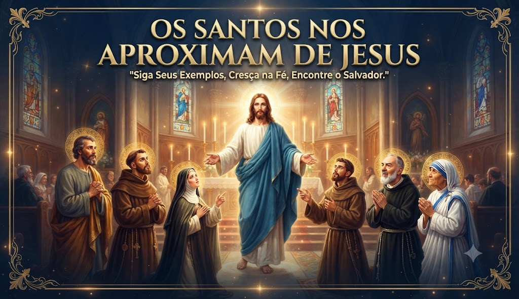 Adoração e Veneração dos Santos! Compreenda a diferença segundo o ensinamento da Igreja Católica, fortaleça sua fé com base na Bíblia e na Tradição e descubra por que somente Deus é adorado, enquanto os santos são venerados como exemplos de santidade e intercessores junto ao Senhor.
